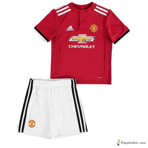 Camiseta Manchester United Replica Primera Ropa Niños 2017/18